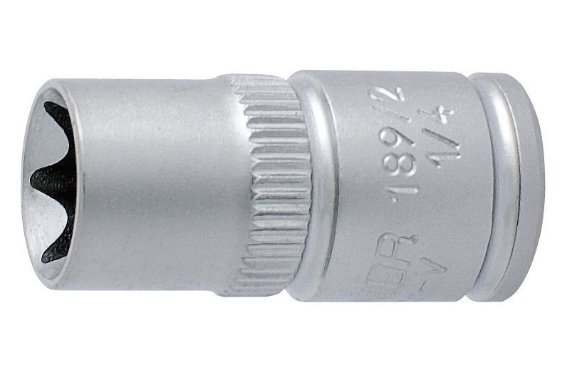 189/2 Capete chei tubulare cu profil TX interior Unior 1/4", DIM E7