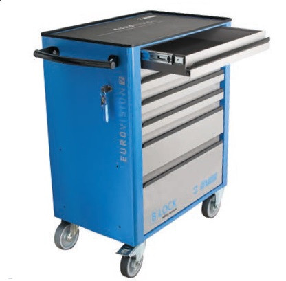 940EV7BLOCK Carucior de scule Eurovision cu sistem blocare, DIM 800x440x923