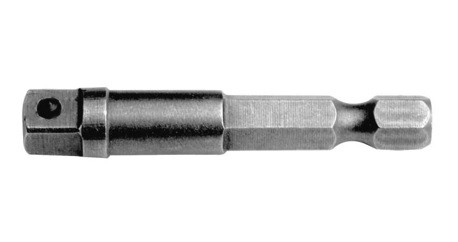 Adaptor hexagon exterior ASW 1/4”- patrat exterior 3/8", 75 mm