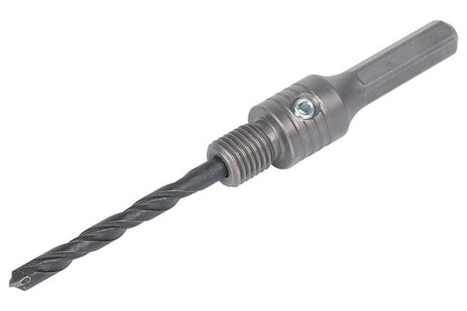 Adaptor pentru carote tija hexagonala cu burghiu de centrare Wolfcraft 5956000, D 8x80 mm
