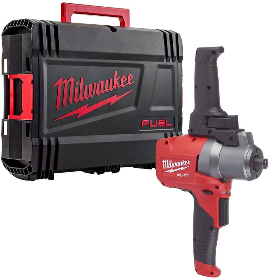 Amestecator cu acumulator Milwaukee FUEL M18 FPM-0X, paleta max 120 mm - nelivrata, malaxare material pana la 20 kg, livrat fara acumulator, valiza