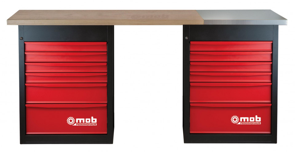 BANC MOB FIX TSG9 X12 SERTARE+PLACA INOX - 2000x600x940 mm