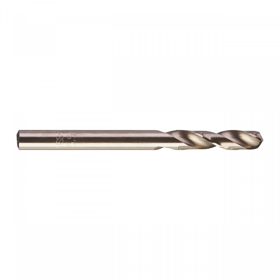 Burghie scurte MILWAUKEE HSS Ground pentru metal - DIN 1897 Ø 5.5x28x66 mm - set 10 buc