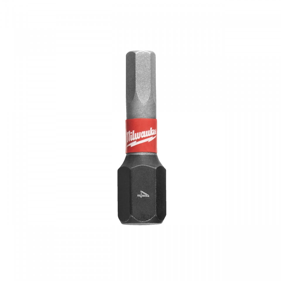 Cap surubelnita Hexagon (HEX) Milwaukee SHOCKWAVE (Tip: Hex 4 mm) - set 2 buc