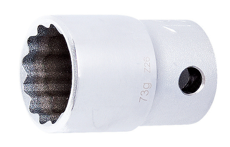 Capete chei tubulare Unior 190/1 12P-H 1/2" cu 12 laturi, DIM 3/4"