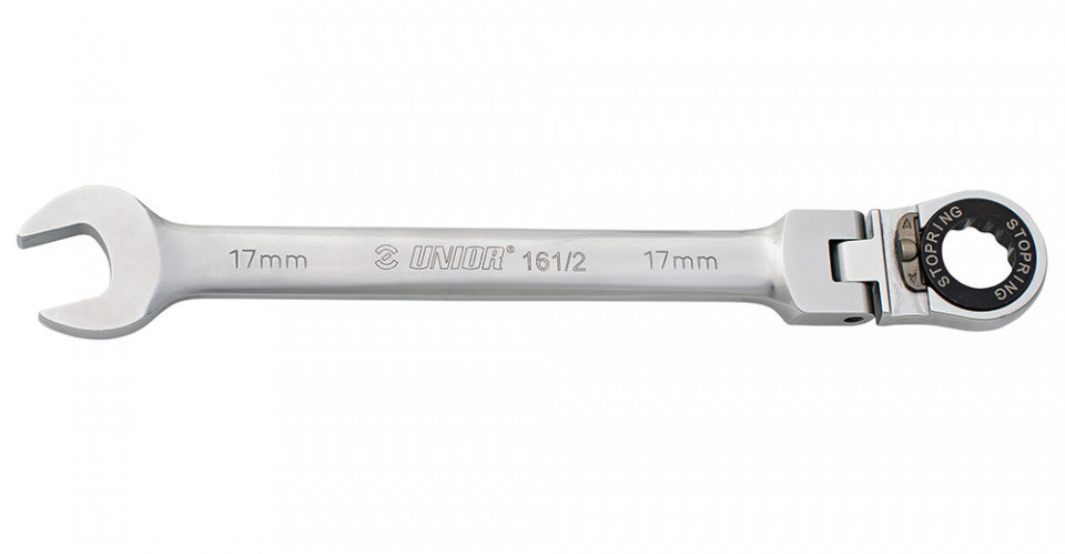 Cheie combinata cu clichet articulata Unior 15 mm