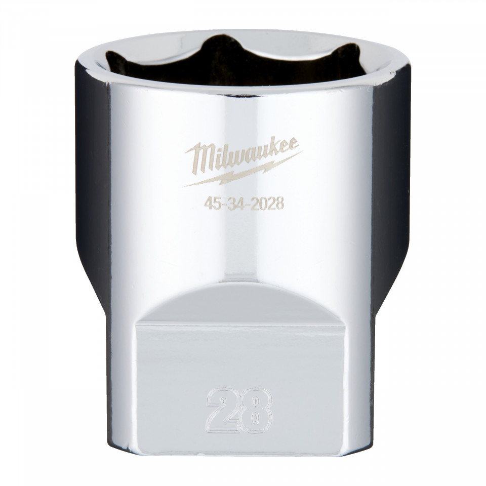 Cheie tubulară Milwaukee 1/2, sistem metric, 28mm, scurtă