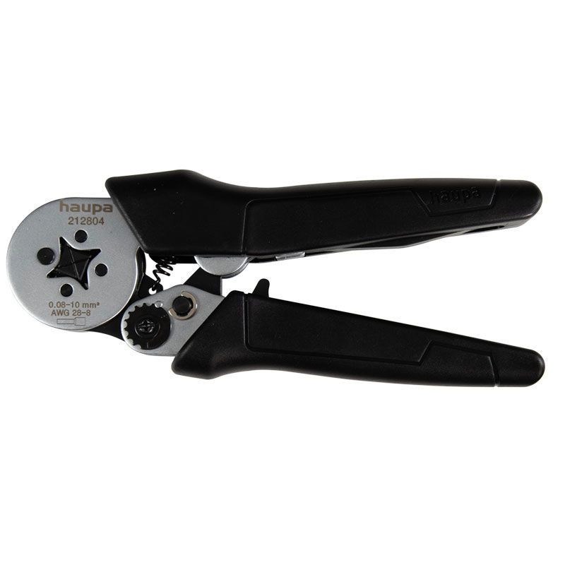 Cleste de sertizat pini terminali, HAUPA HUPsquare10, 0.08 - 10 mm²