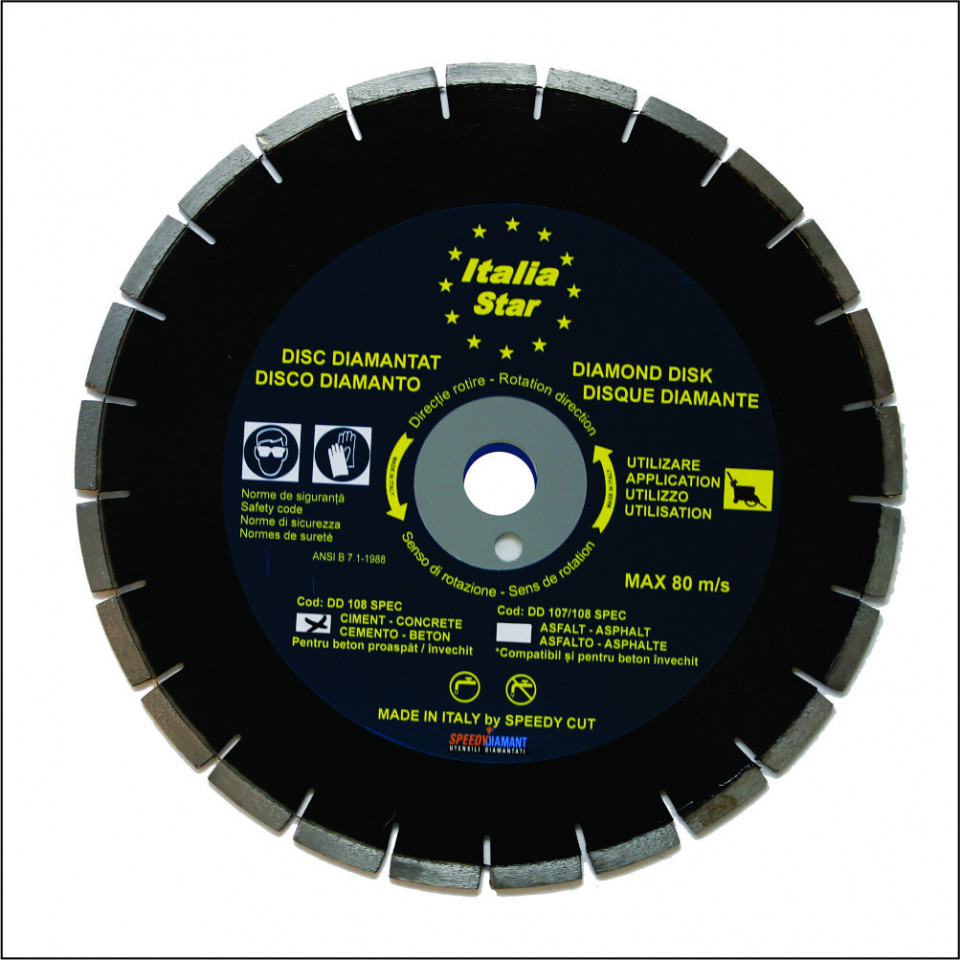 Disc diam. 650 mm, caramida