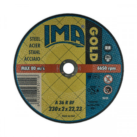 Disc taiat metal/inox IMA GOLD 230X2 mm