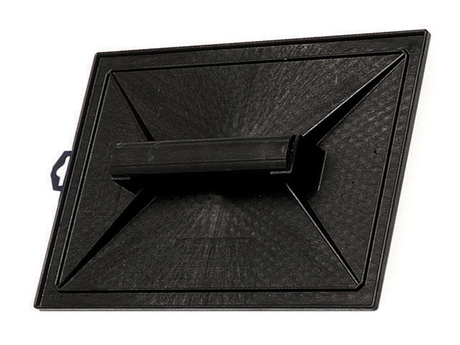 Drișcă dreptunghiulară monobloc din PVC - 28×41