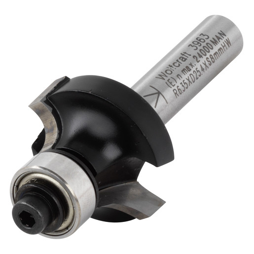 Freza de rotunjit Wolfcraft 3963000, 25.4x12.7 mm, tija 8 mm