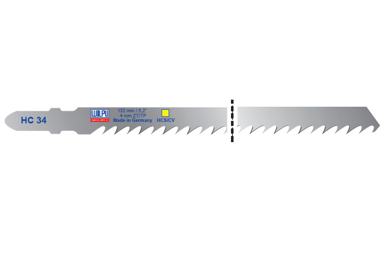 HC 34 Panza HCS/CV pentru fierastrau vertical, prindere T, pentru lemn / 5 bucati, DIM 132 x 7.8 x 1.45 mm