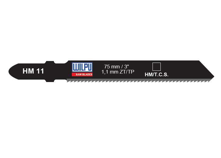 HM 11 Panza HM pentru fierastrau vertical, prindere T, pentru metal / 2 bucati, DIM 79 x 8.8 x 2.3 mm