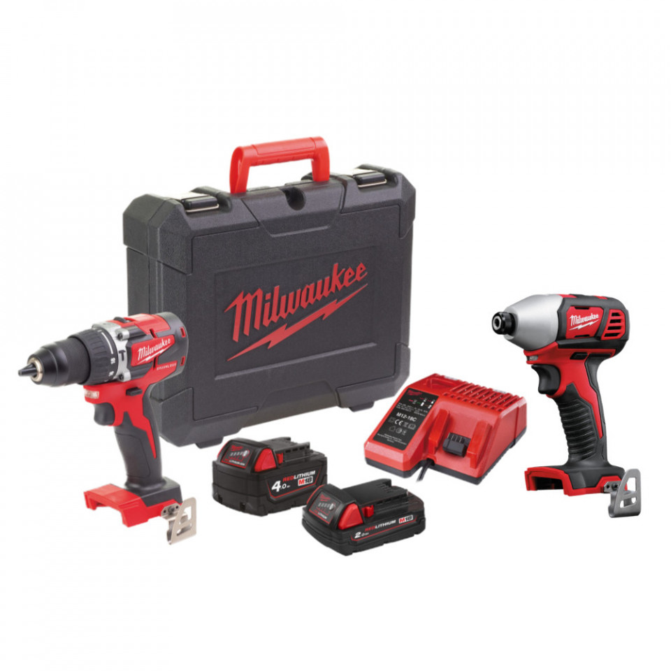 Kit masina de gaurit si insurubat 60 Nm + masina de insururbat cu impact 180 Nm