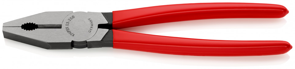 KNIPEX 03 01 250 Patent combinat acoperite cu plastic vopsit negru 250 mm