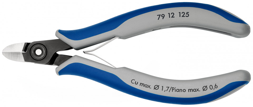 KNIPEX 79 12 125 Șfic de precizie pentru sisteme electronice cu manşoane multicomponent brunat 125 mm