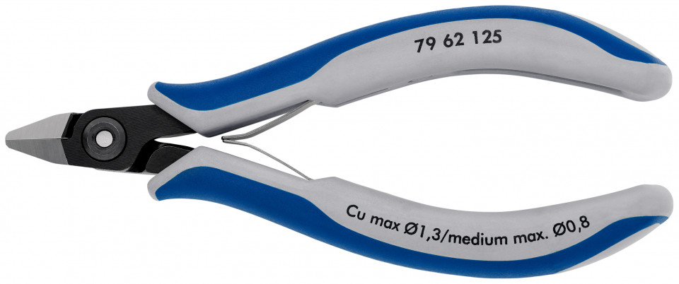 KNIPEX 79 62 125 Șfic de precizie pentru sisteme electronice cu manşoane multicomponent brunat 125 mm