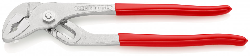 KNIPEX 89 03 250 Cleşte pentru pompe de apă cu articulație canelată acoperite cu plastic cromat 250 mm
