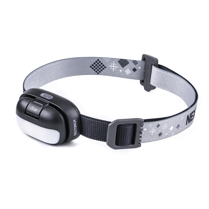 Lanterna frontala iStar Natural Light Flip, 450 lm și 80 m