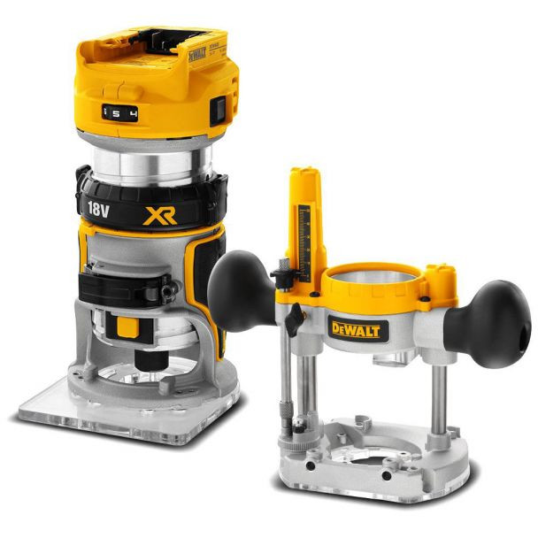 Masina de frezat DeWalt DCW604N, compatibila 18V XR, brushless, 8mm