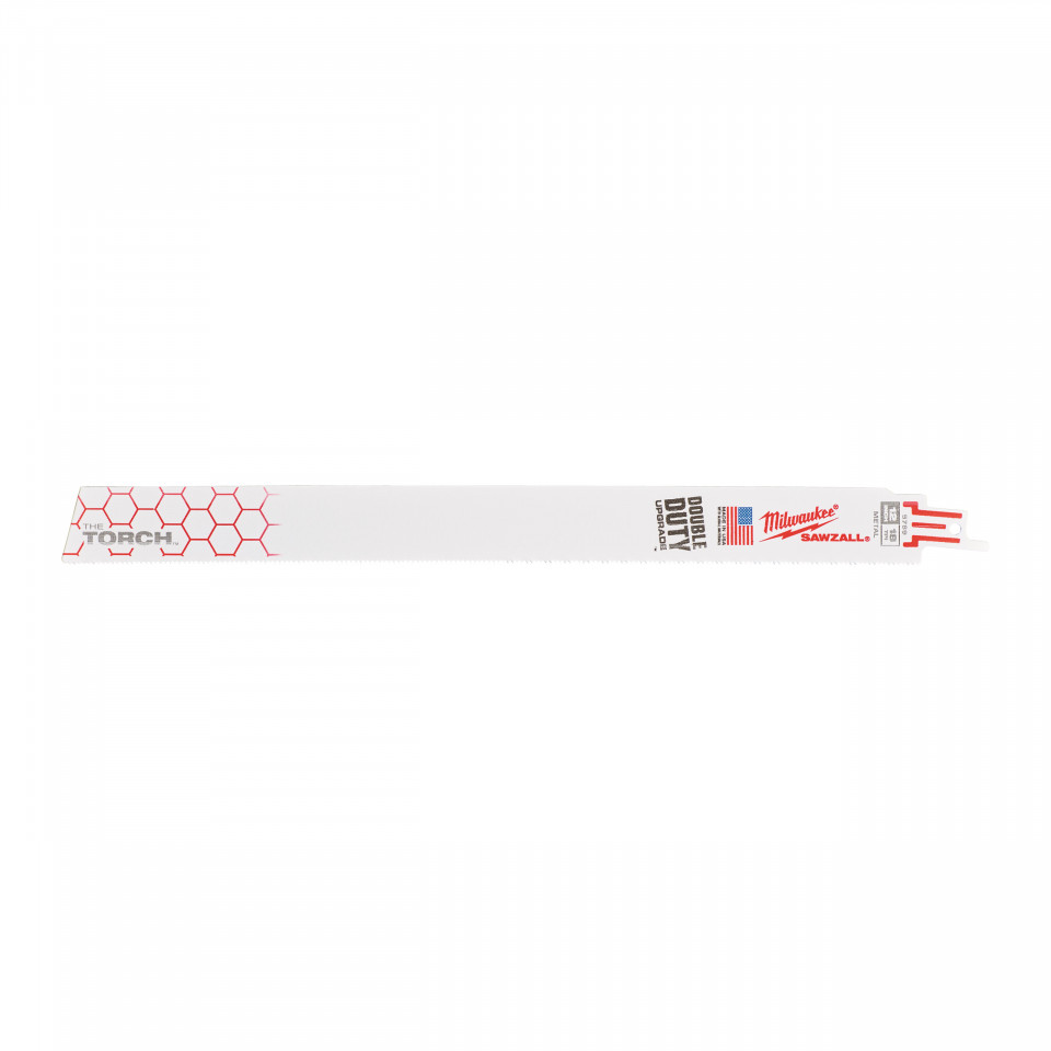 Metal: Pânze Heavy Duty TORCH™ pentru lucrări de demolare Milwaukee TORCH 300 x 18 Tpi - 25 bucati