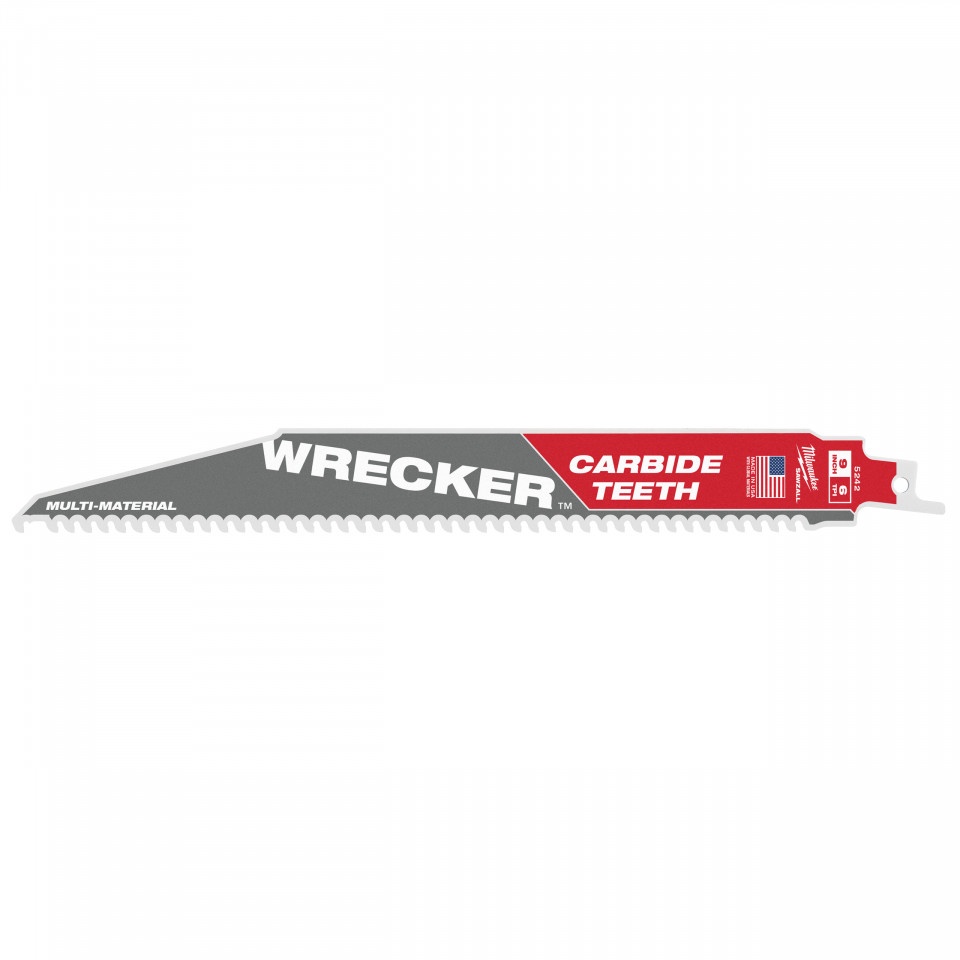 Multimaterial: Pânze Heavy Duty WRECKER™ cu dinți din carbură Milwaukee (Lungimea pânzei (mm): 230)