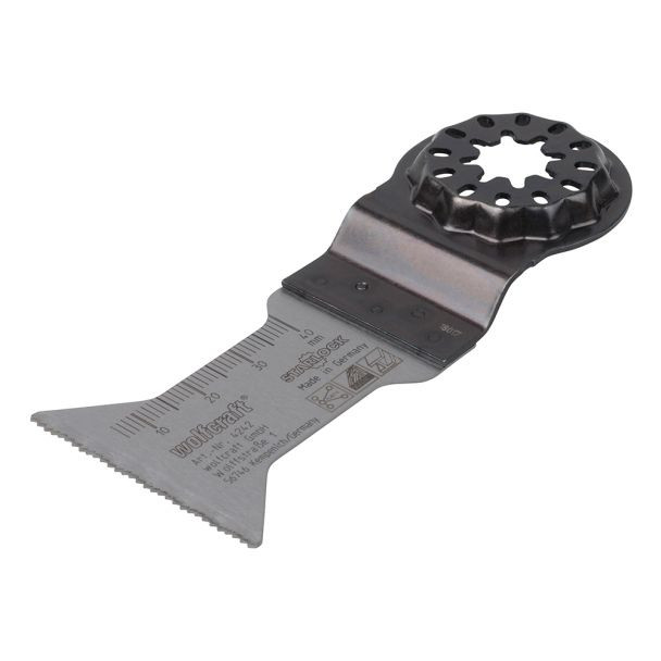 Panza de fierastrau Wolfcraft 4242000, "Expert", dimensiune 44 x 47 mm, material BiM, lama dreapta