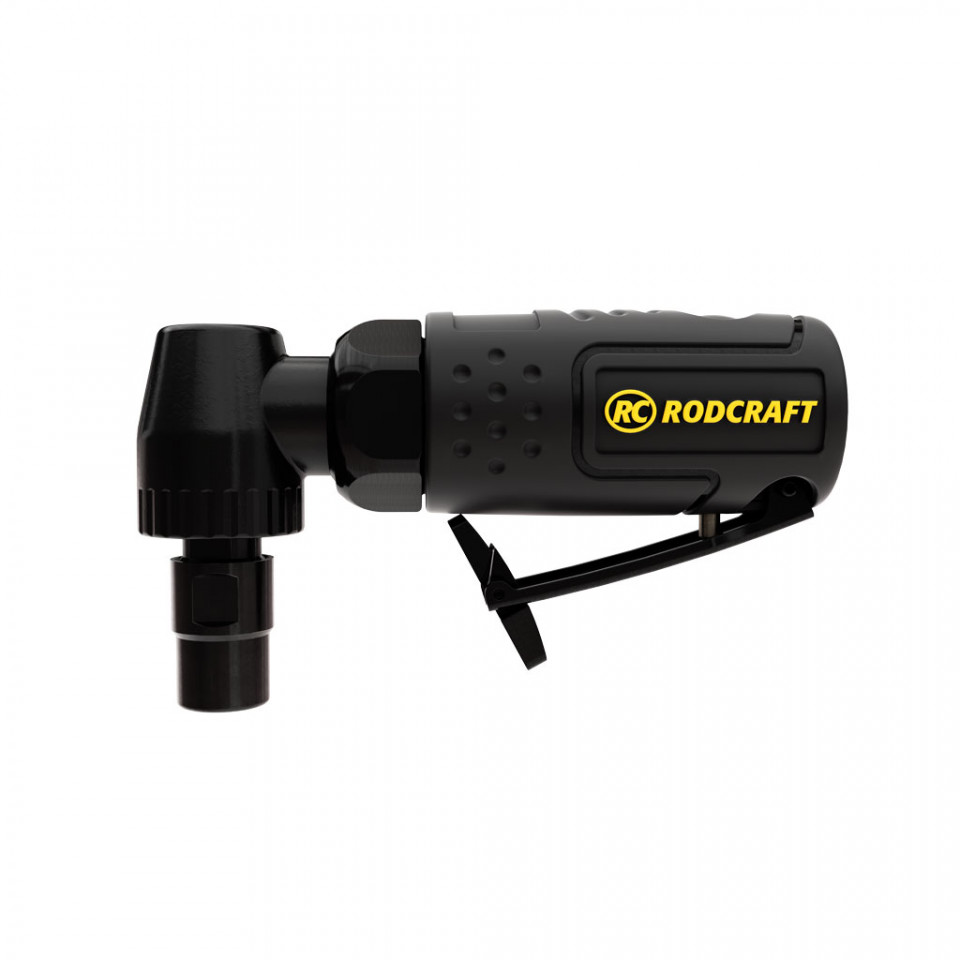Polizor drept pneumatic, gat la 90°, penseta 6 mm, Rodcraft RC7102