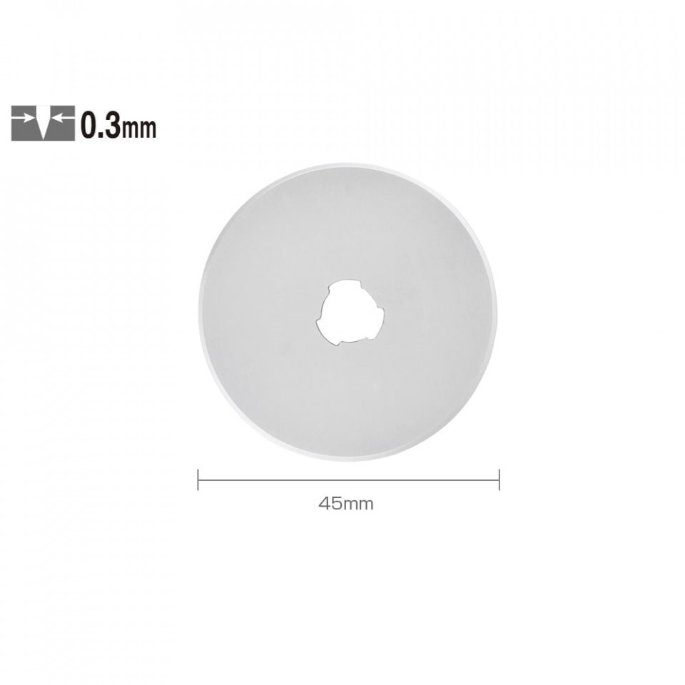RB45-1 - Lama japoneza rotunda de 45 mm, Olfa