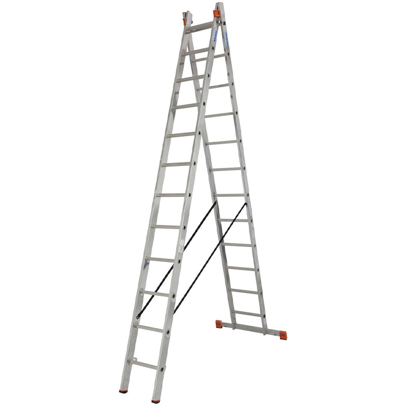 Scara multifunctionala din aluminiu Monto "Dubilo", 2x9 trepte