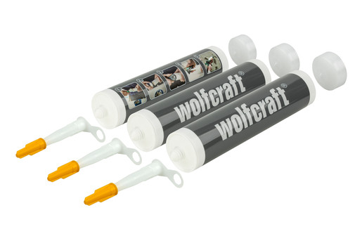 Set 3 cartuse goale Wolfcraft 4044000, 310 ml