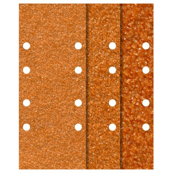 Set 5 foi abrazive Wolfcraft 1959100, pentru lemn si metale, Gr. A40, A80, A120, 93x230 mm