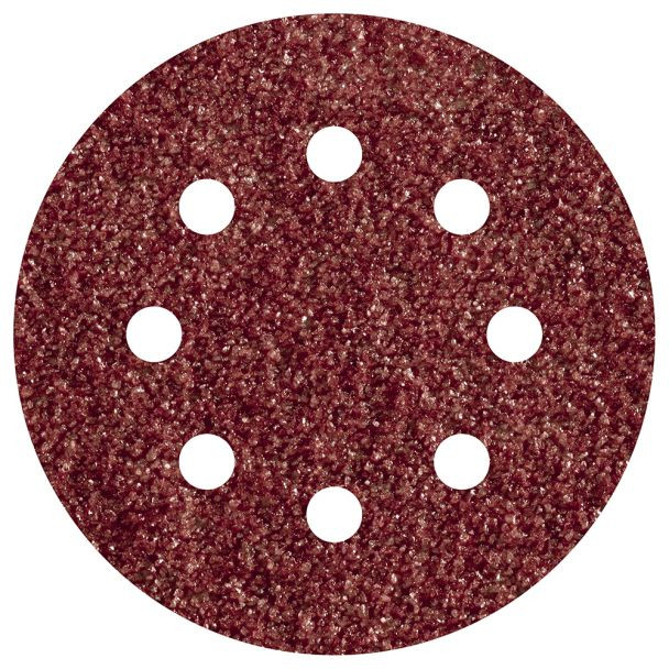 Set 5 foi abrazive Wolfcraft 2271000, prindere velcro, pentru lemn, D 115 mm, P80