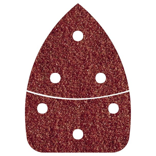 Set 6 foi abrazive Wolfcraft 3138000, Gr. 120, perforate, 98x139 mm