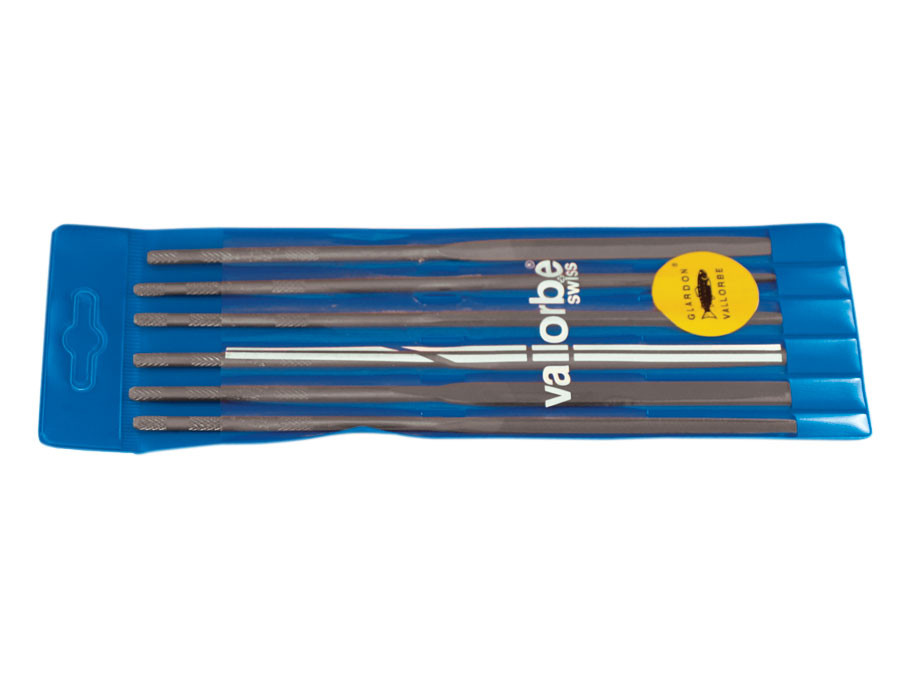 Set 6 pile AC cu maner rotund - 200 mm F