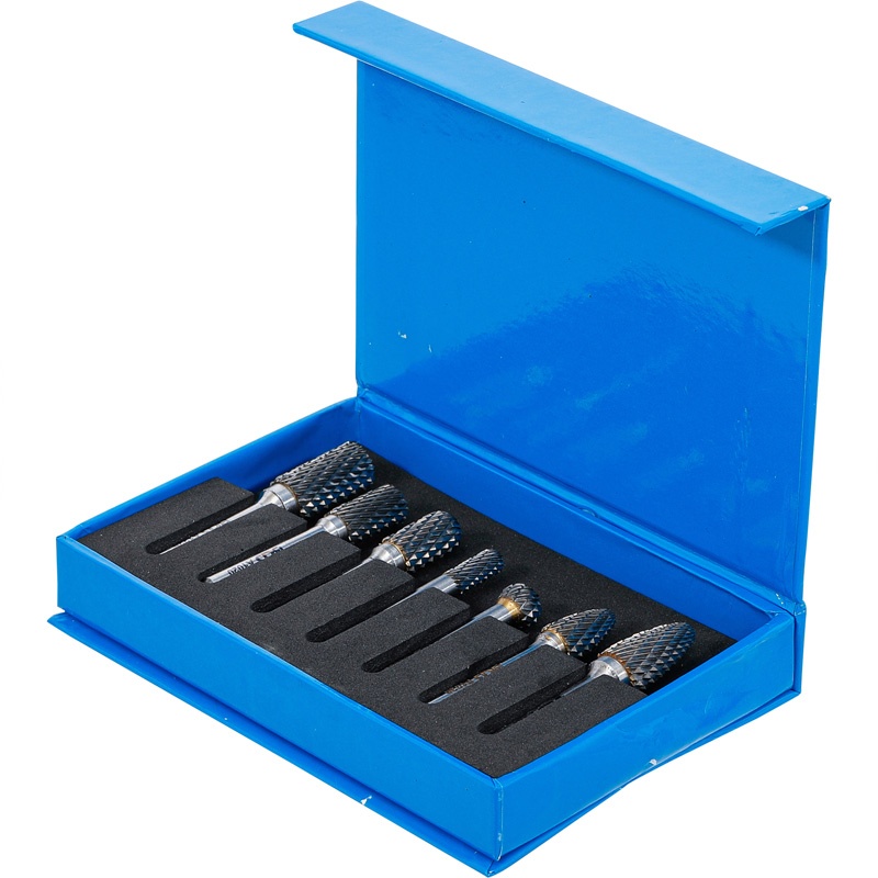 Set 7 freze HSS pentru slefuire si modelare lemn/plastic/aluminiu