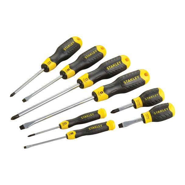 Set 8 surubelnite Stanley 0-65-011, drepte / PH, CushionGrip