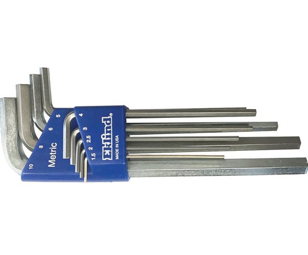 Set 9 chei locas hexagonal lungi in suport de plastic, EKLIND 1.5 - 10 mm