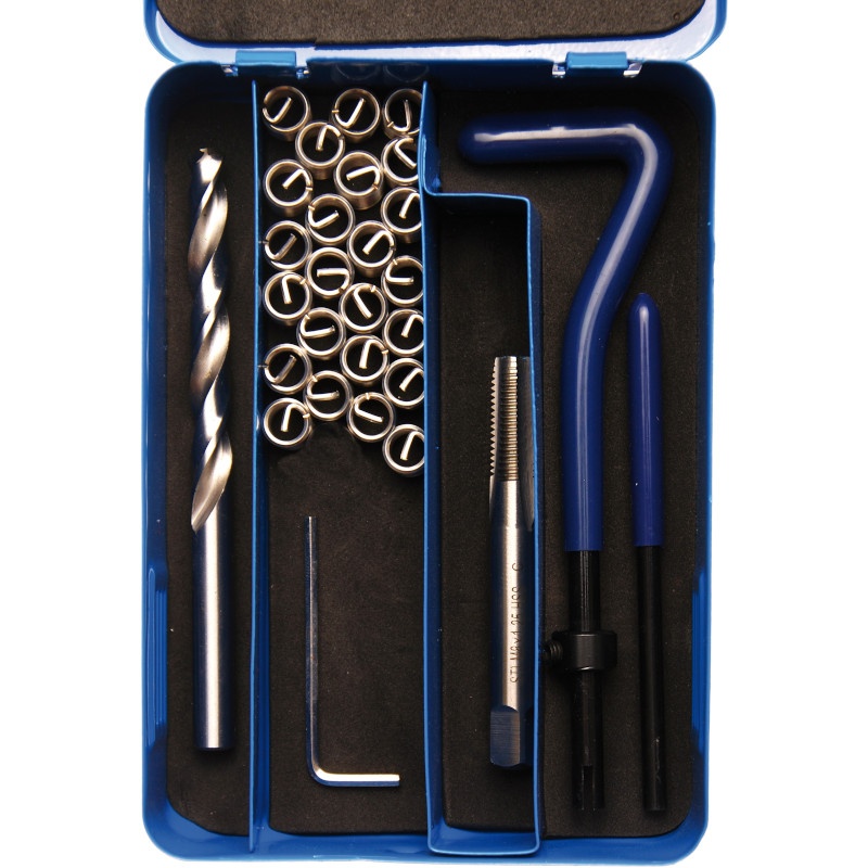 Set reparatie filete 29 piese, M8 x 1.25