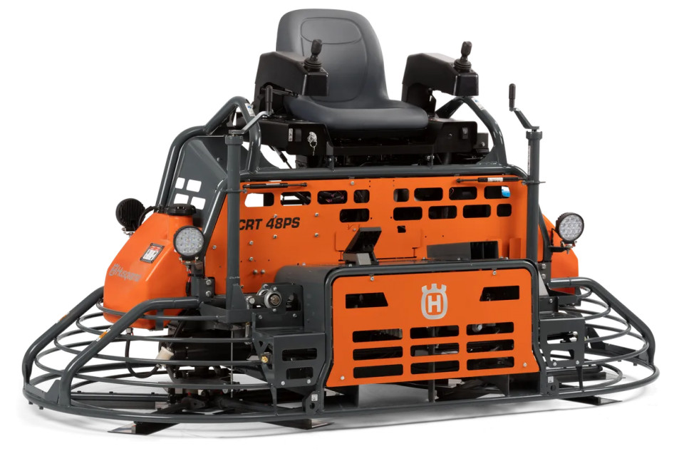 Slefuitor de beton dublu Husqvarna CRT 48 PS 57K-PS Ride-On Trowel EU17180.4, 1220mm, 42.5kW
