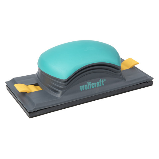 Slefuitor de mana universal Wolfcraft 5890000, maner bicomponent, pentru colturi si suprafete drepte, 93x185 mm