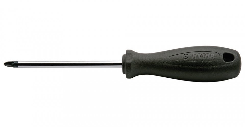 Surubelnita profil Pozidrive (PZ) maner polipropilena, cromata, PZ 1X80