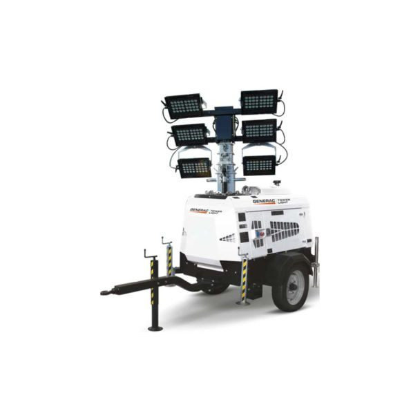 Turn de iluminat cu generator Generac LT VT-MINE K D1105 6x320W Led TL, inaltime catarg 8.5 m, 276000 lm, motor Kubota