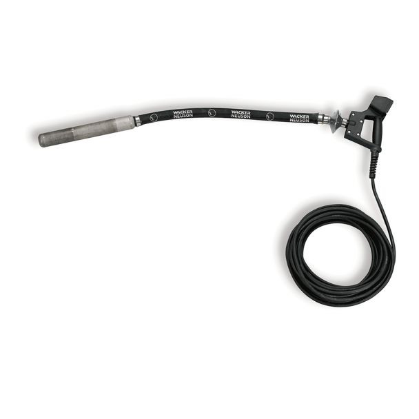 Vibrator de beton compatibil cu convertizor Wacker Neuson IRSEN 58/042, cap vibrant 58 mm, lungime furtun 0.8 m, frecventa 200 Hz, maner vibratii scazute