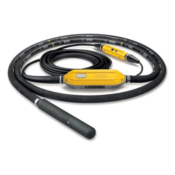 Vibrator de beton cu convertizor integrat Wacker Neuson IRFU 38/230/5 CH, cap vibrant 38 mm, arbore flexibil 5 m, frecventa 200 Hz