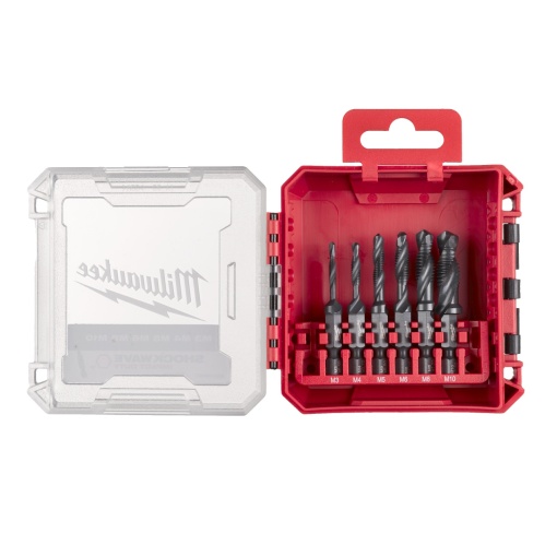 1/4" Burghiu HSS-G Combi Tarod Set - 6 buc