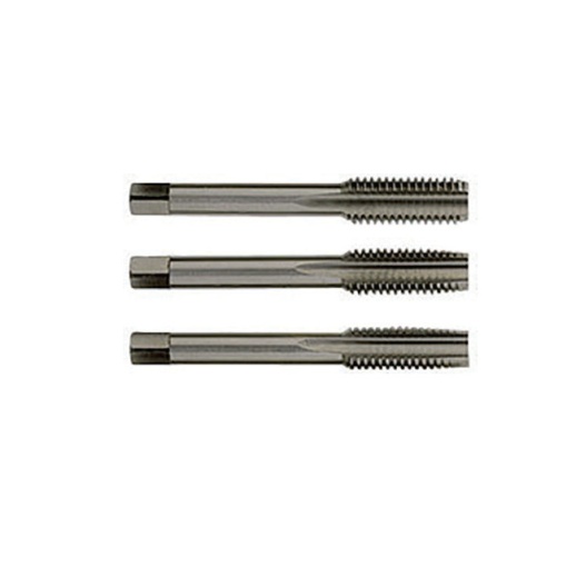 1501511 Tarozi pentru filetare manuala, pas normal, DIN 352, Forma A, HSS-G, 3 buc/set, DIM M 9 x 1.25