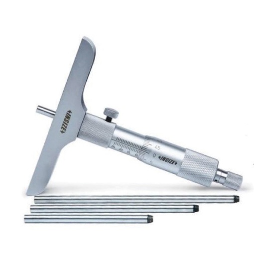 3240 Micrometru mecanic de adancime, cu talpa, scala 0-150 mm, Extensii 6 PCS - 3240-150