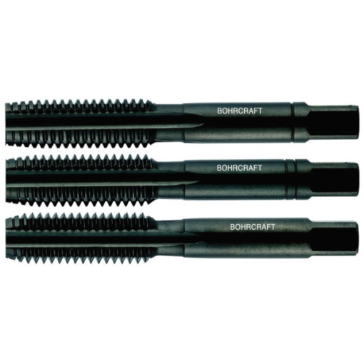 4110 Tarozi pentru filetare manuala, pas normal, DIN 352, HSS-E (5% Co) VAP, 3 buc/set, DIM M 14